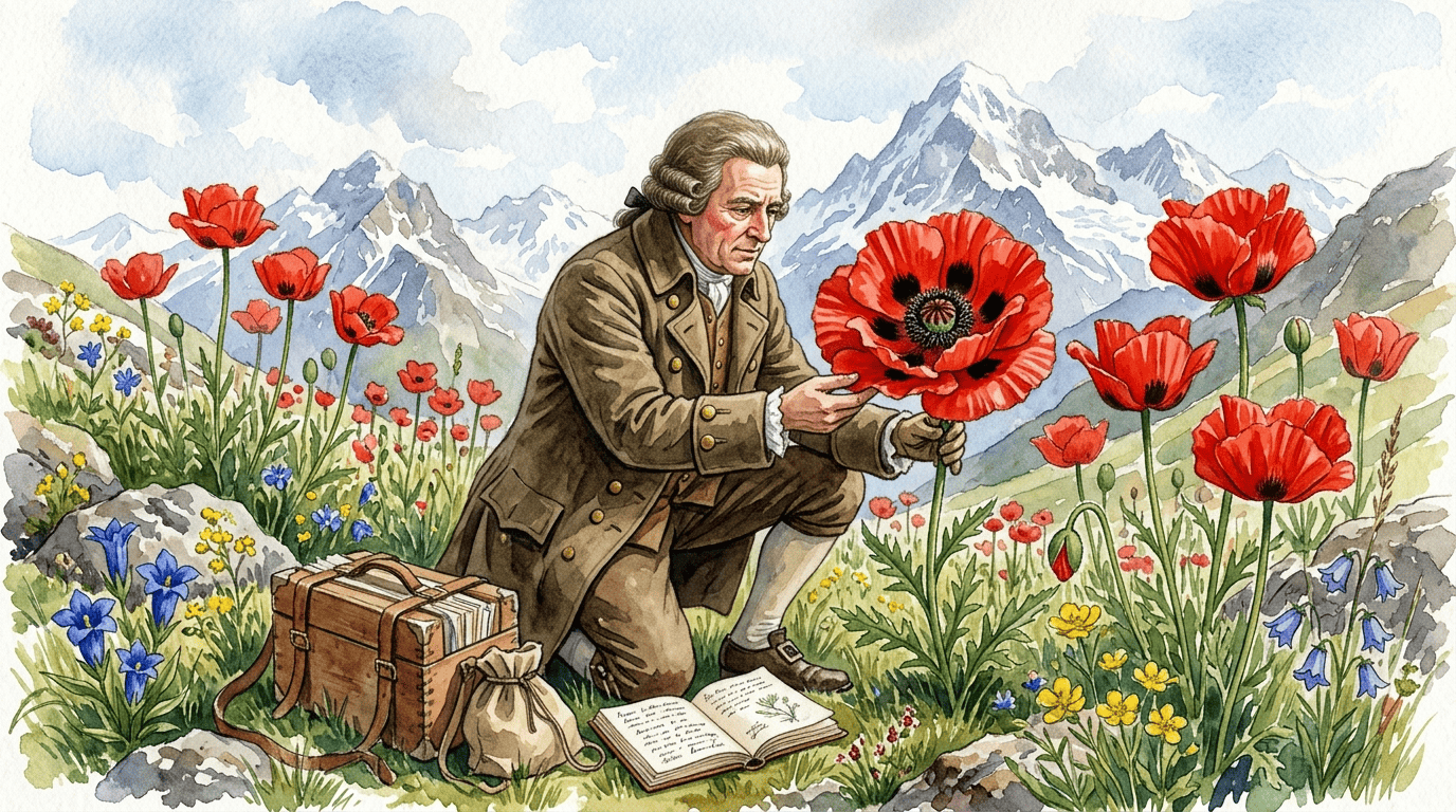 Illustrierte historische Szene zu Türkischer Mohn