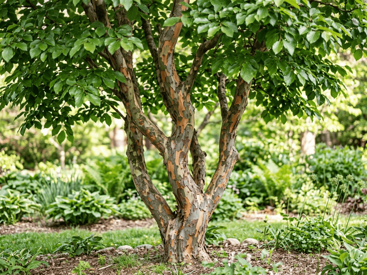 Parrotie de Perse (Parrotia persica), plante entière