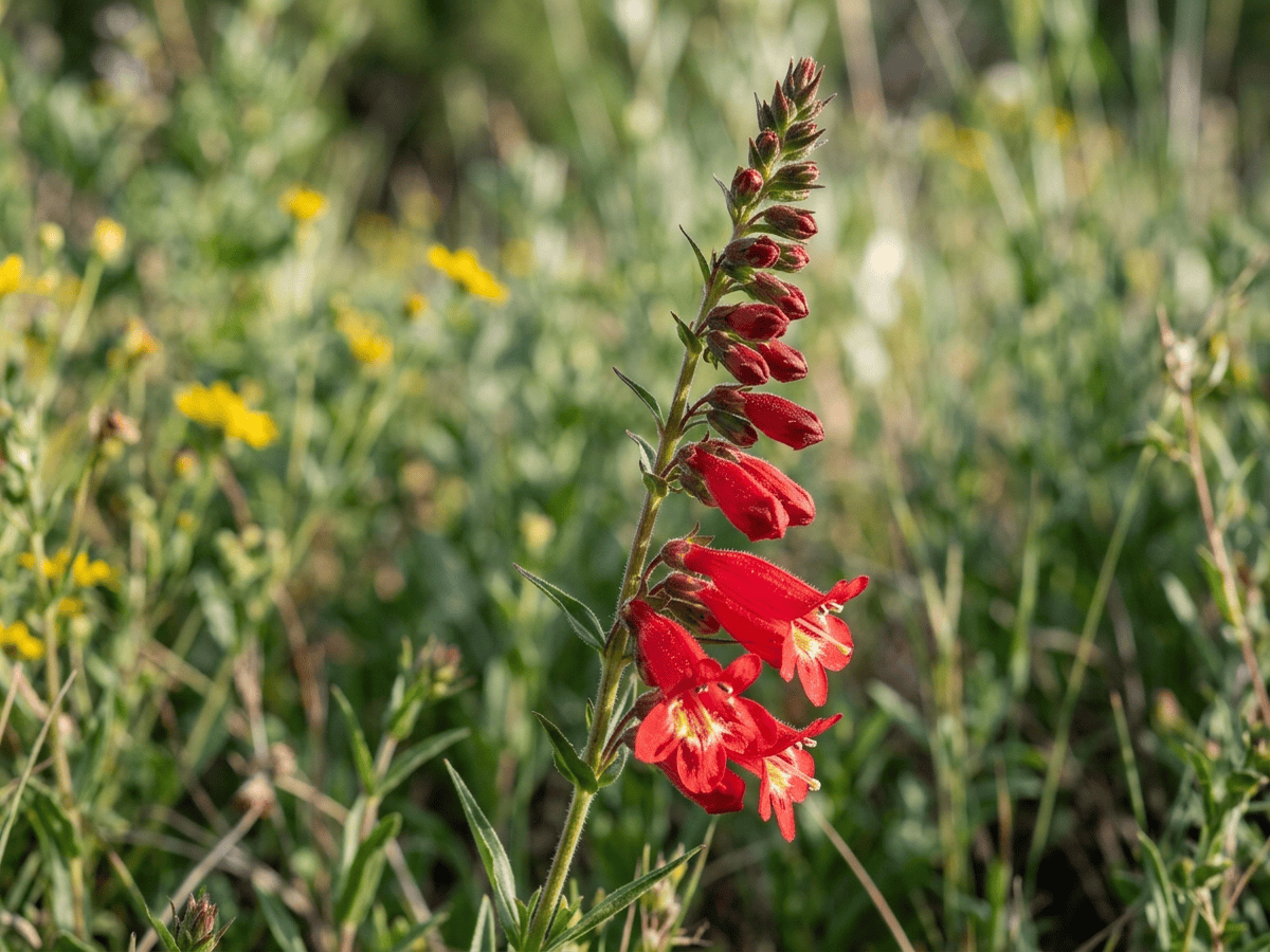 Penstemon barbuto — aspetto stagionale