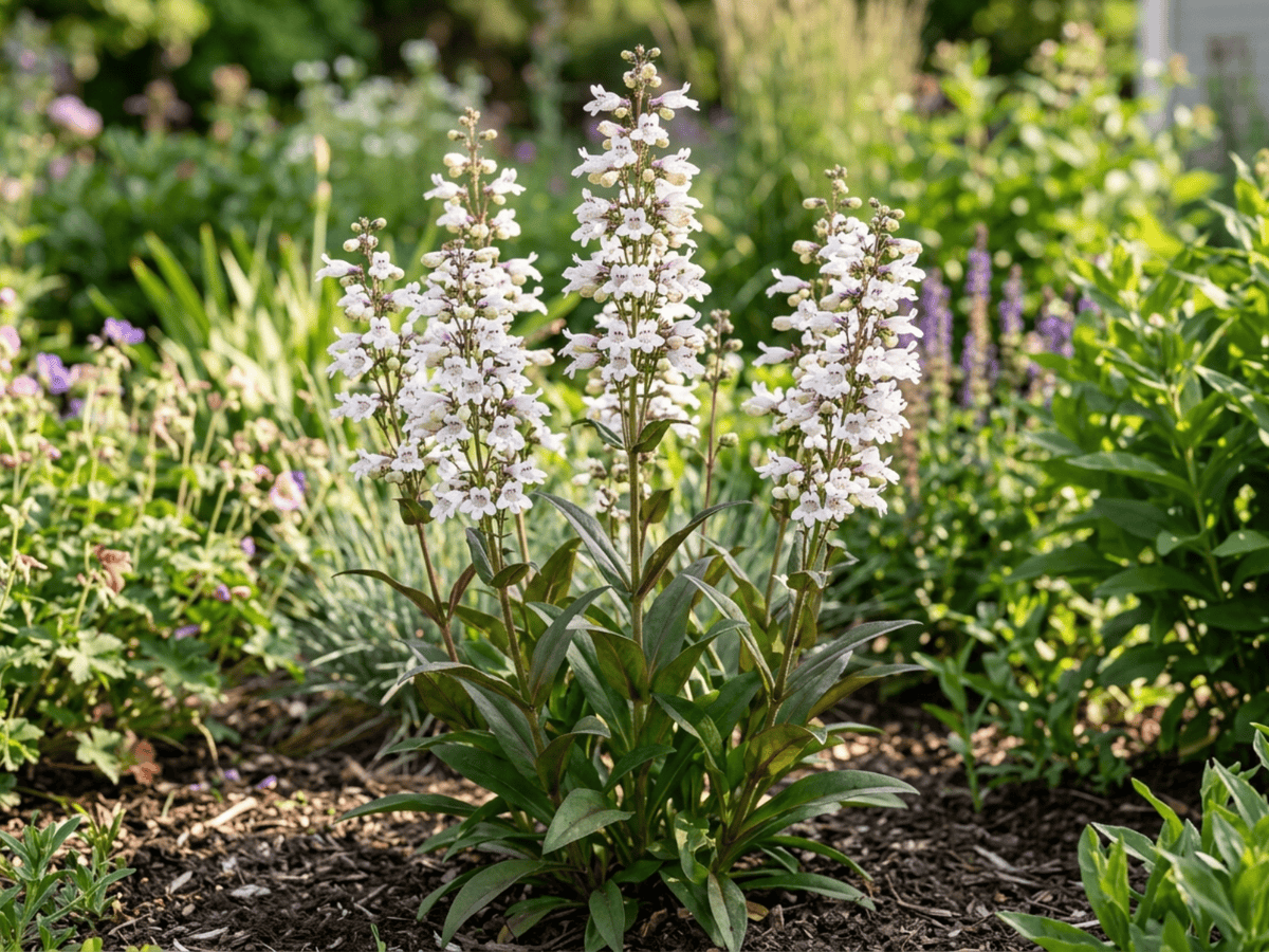 디기탈리스펜스테몬(Penstemon digitalis) 전체 모습