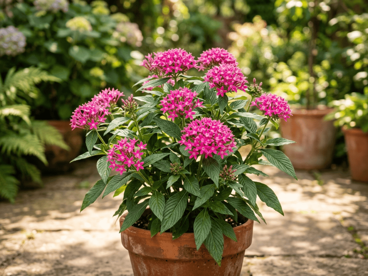 Ägyptischer Stern (Pentas lanceolata), ganze Pflanze