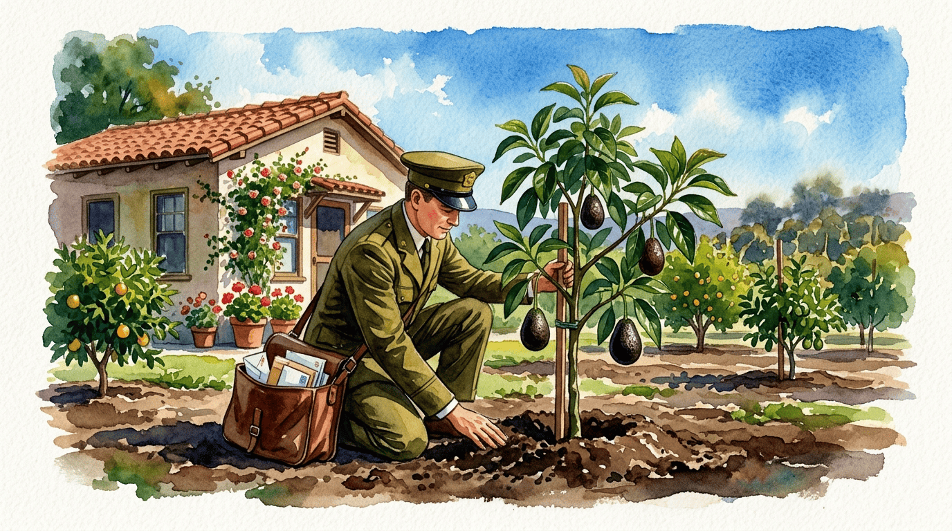 Scena storica illustrata per Avocado