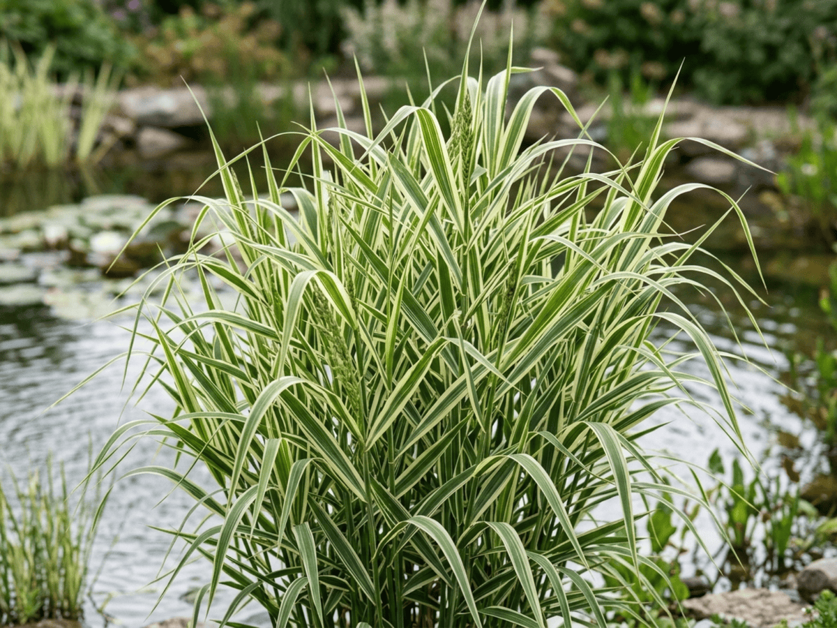 Rohrglanzgras (Phalaris arundinacea), ganze Pflanze