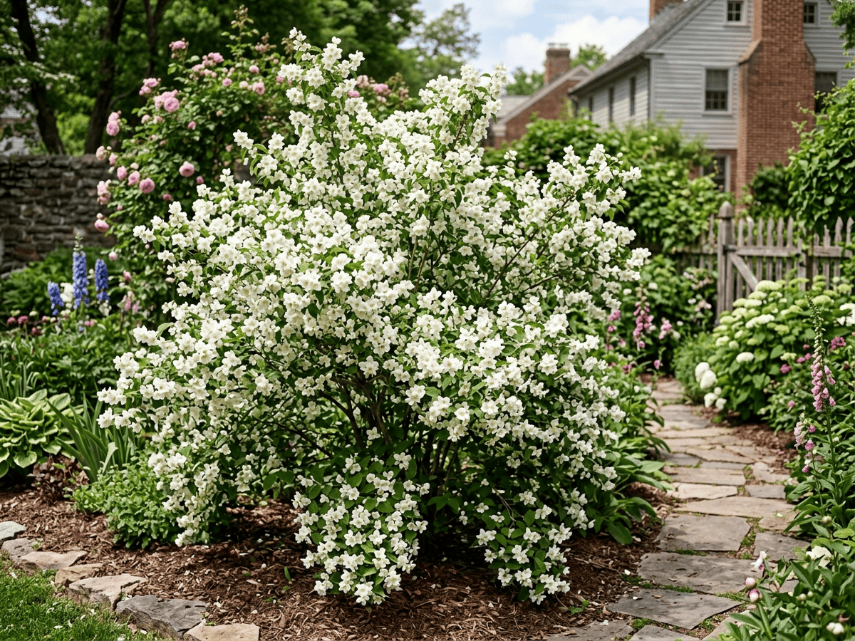 celinda de Lemoine en un jardín