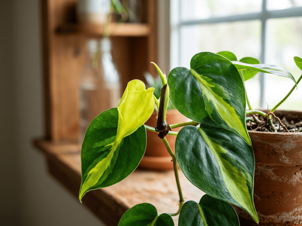 Philodendron — aspect saisonnier