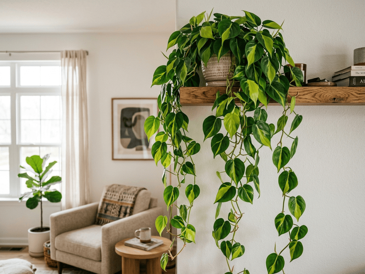 Philodendron dans un jardin