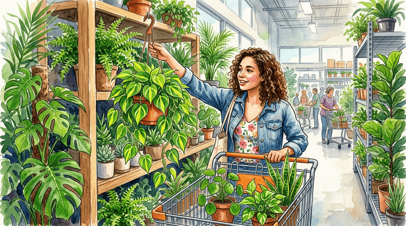 Scène historique illustrée pour Philodendron