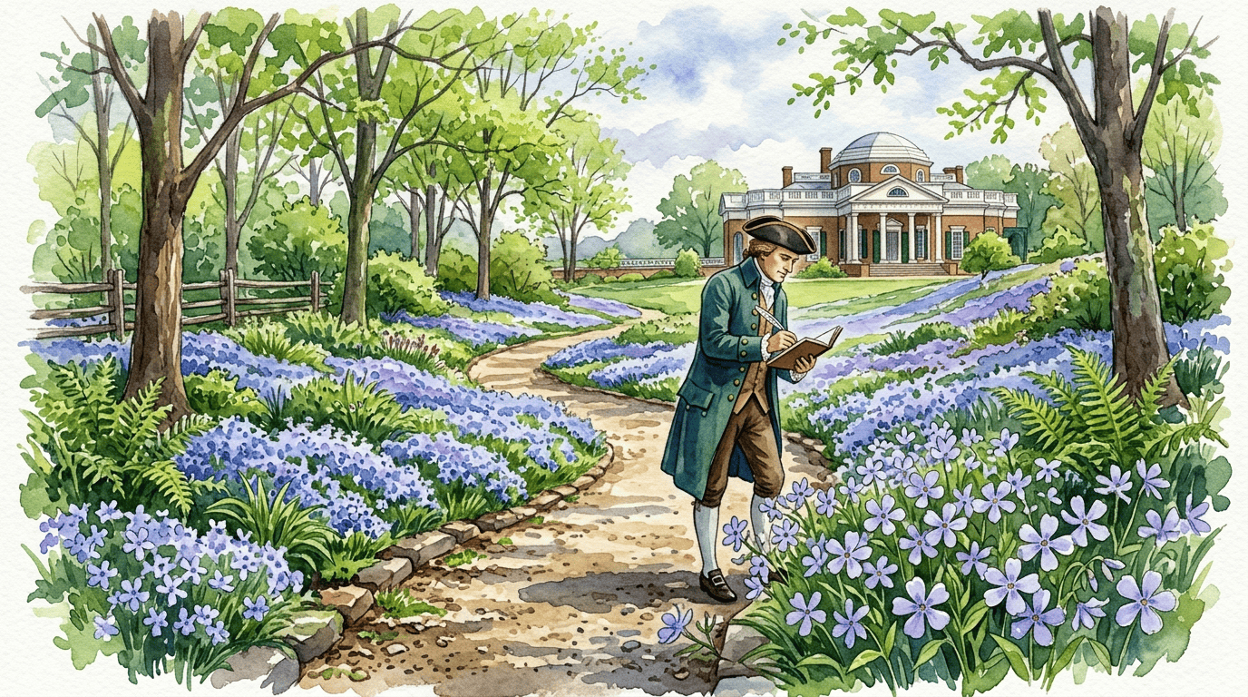 Scena storica illustrata per Flox azzurro