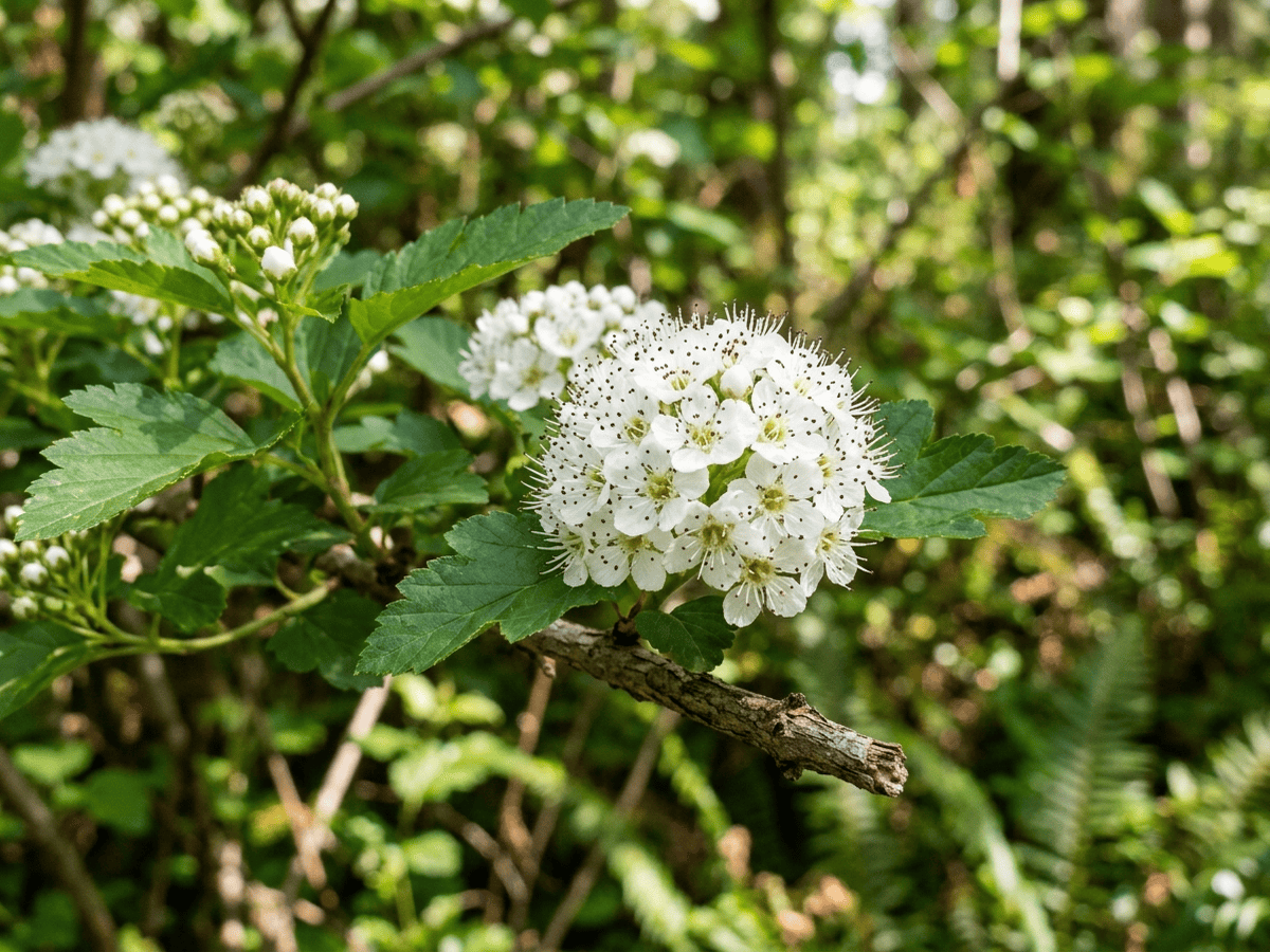 태평양산국수나무의 계절별 모습