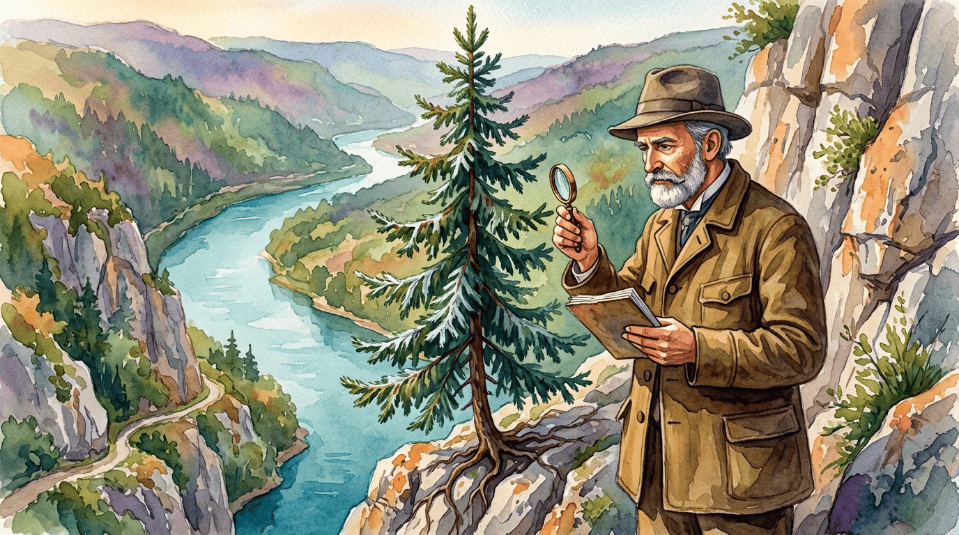 Scena storica illustrata per Peccio di Serbia