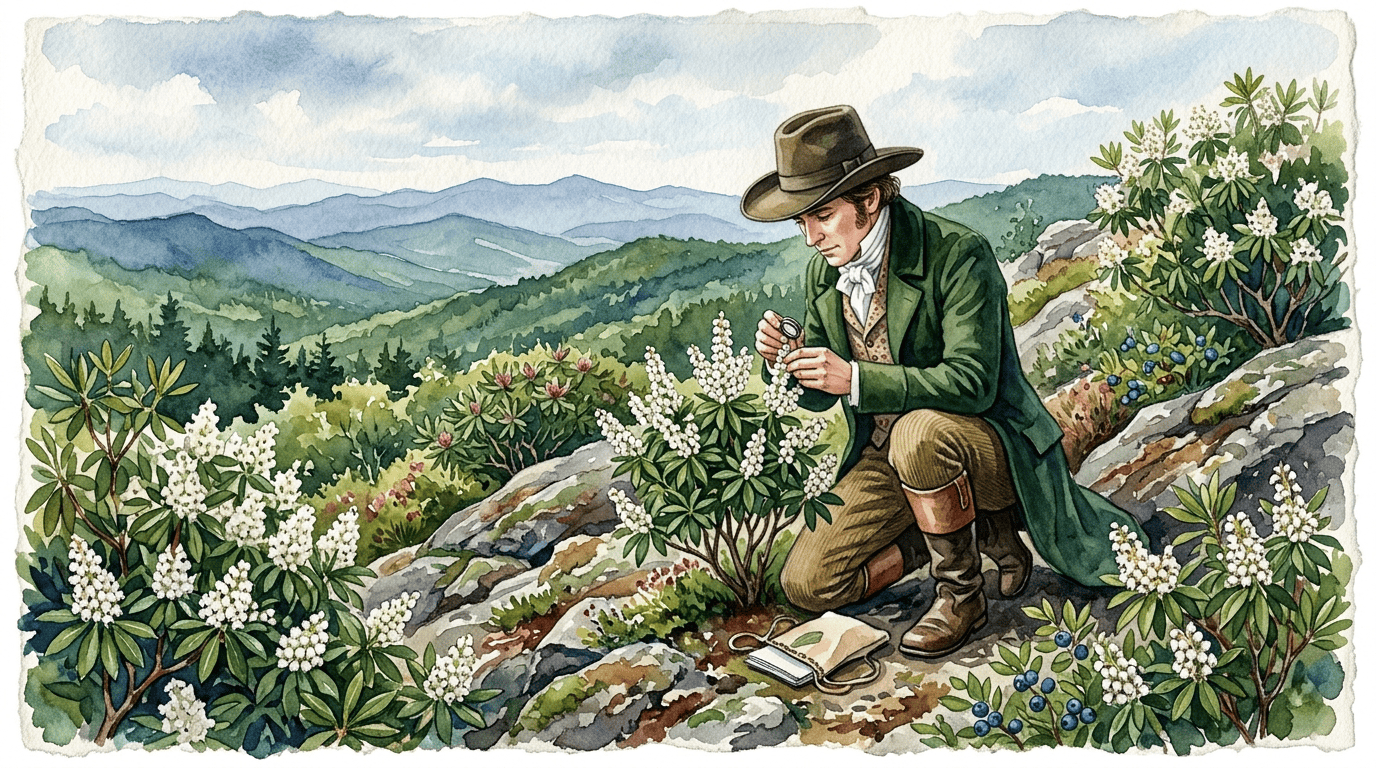 Escena histórica ilustrada de andrómeda de montaña