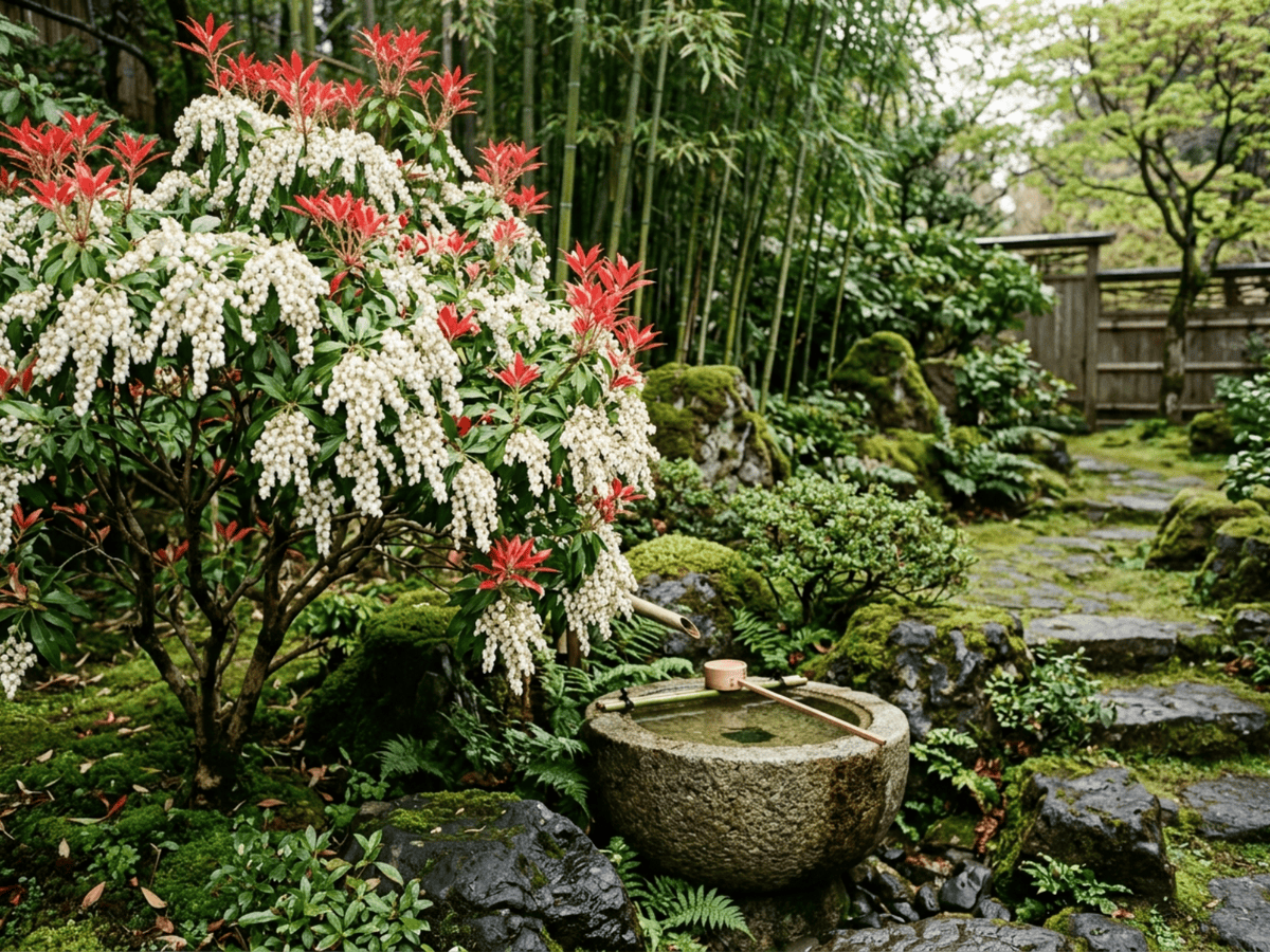 Japanische Lavendelheide im Garten
