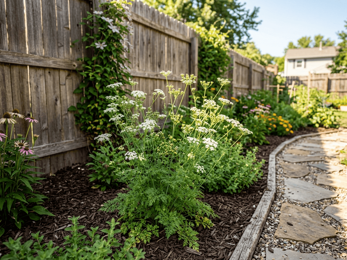 Anise in a garden setting