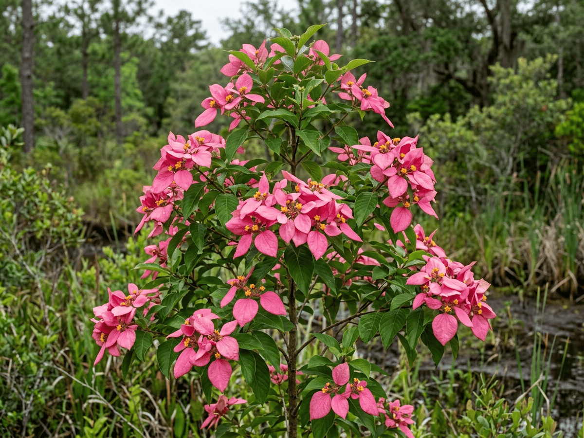Georgia Bark (Pinckneya bracteata), whole plant