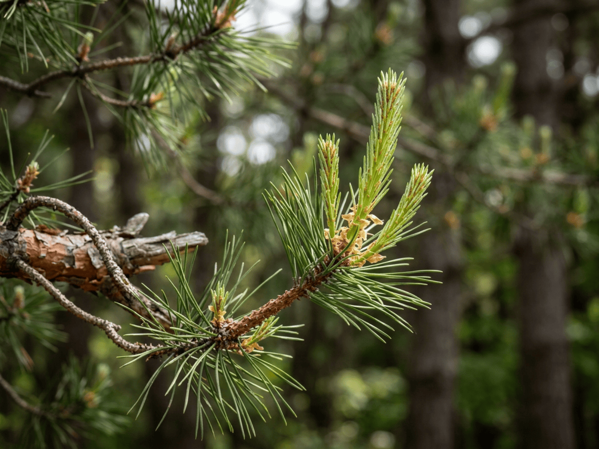 Japanese Red Pine — seasonal appearance