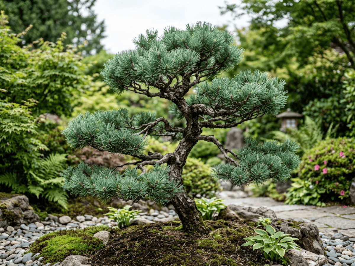 섬잣나무(Pinus parviflora) 전체 모습
