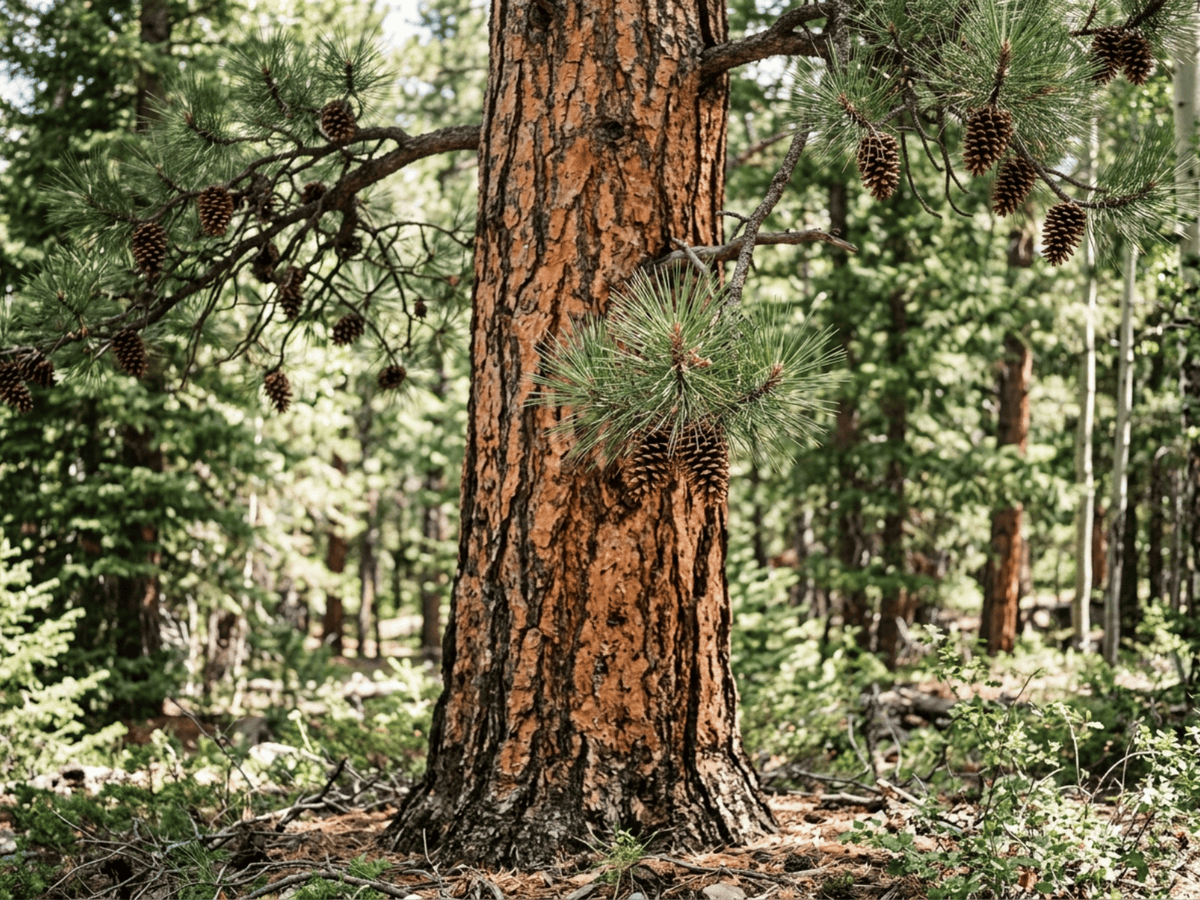 폰데로사소나무(Pinus ponderosa) 전체 모습