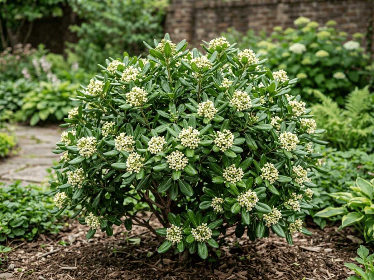 Japanese Cheesewood (Pittosporum tobira), whole plant