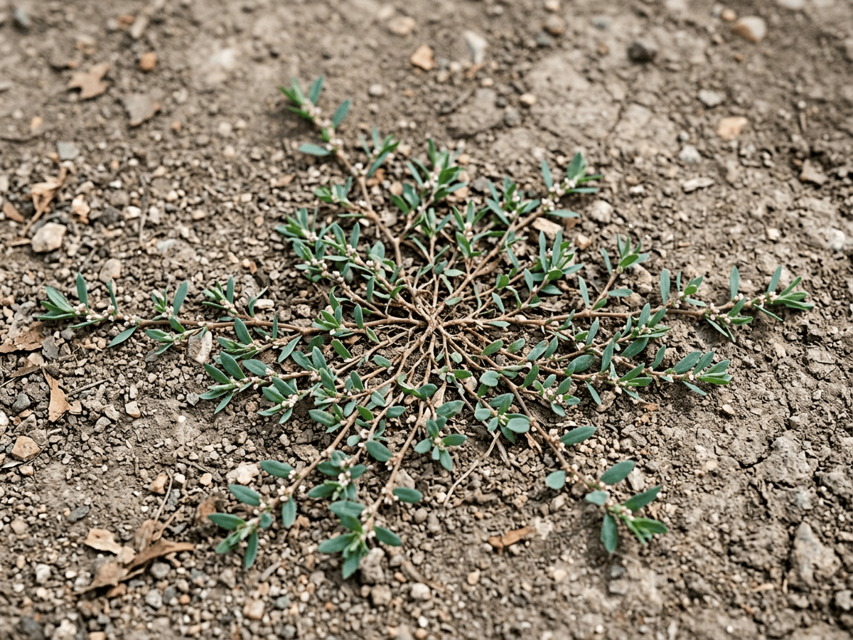 Sanguinaria europea (Polygonum aviculare), planta completa