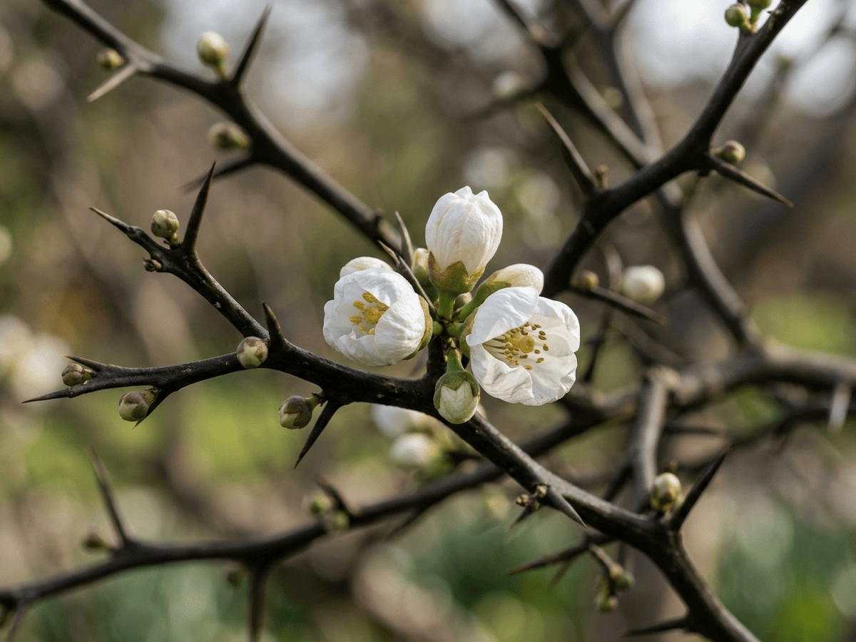 Citronnier épineux — aspect saisonnier
