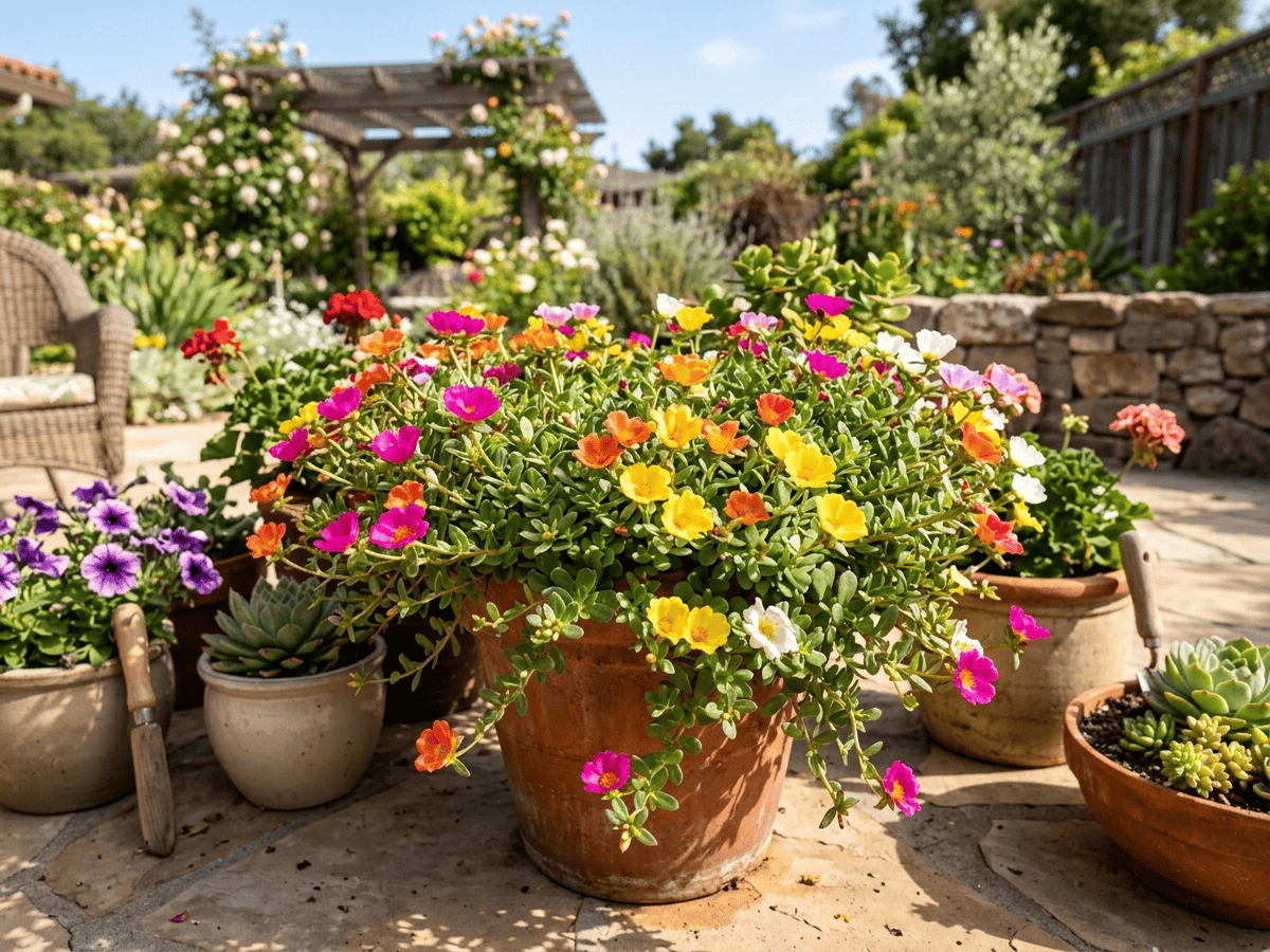 Wingpod Purslane in a garden setting