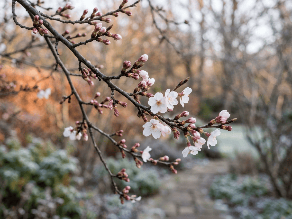 Ciliegio a fiori primaverili — aspetto stagionale