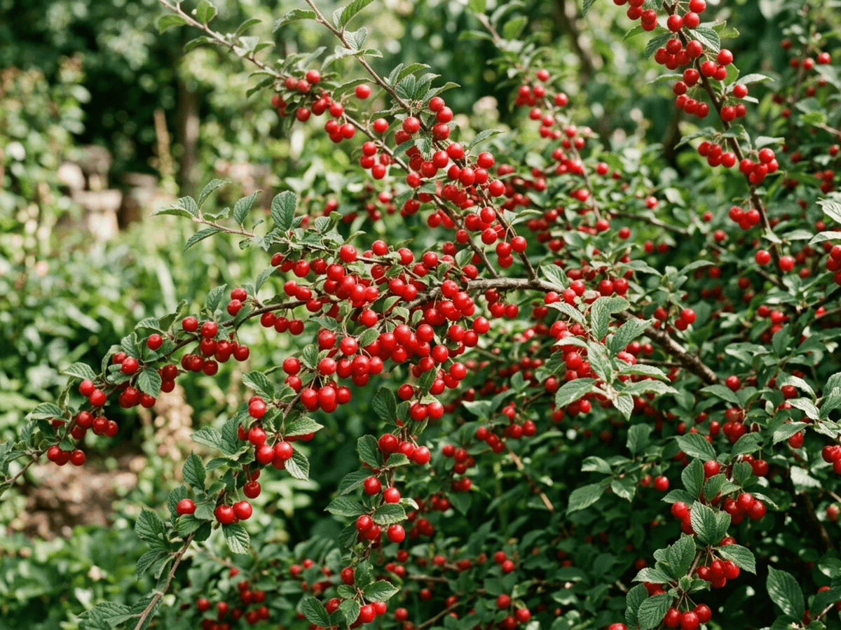 Nanking Cherry — seasonal appearance