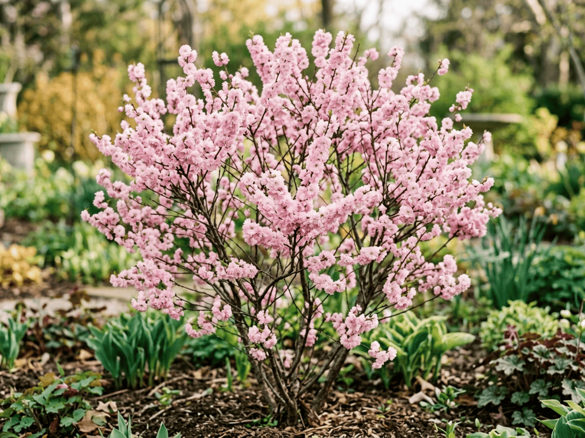 풀또기(Prunus triloba) 전체 모습