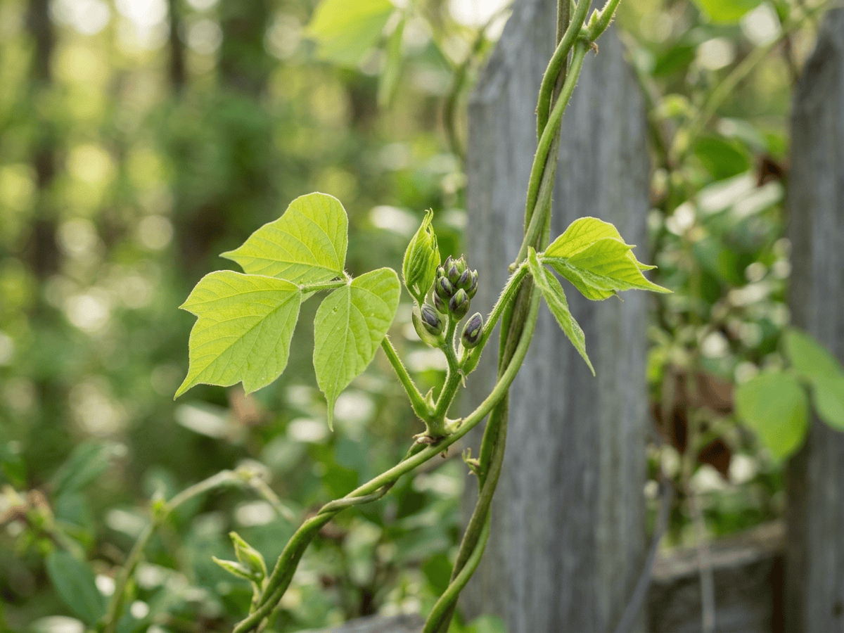 Kudzu — seasonal appearance