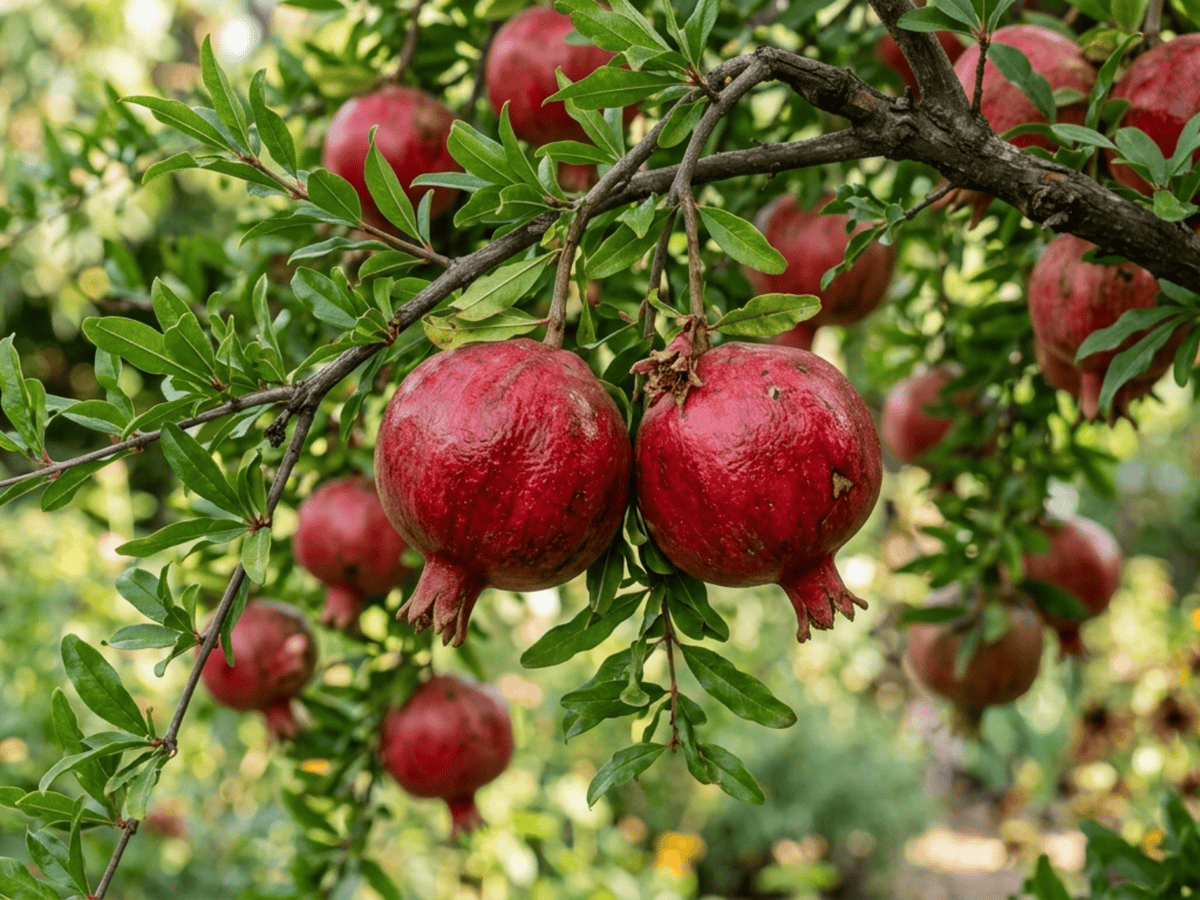석류나무(Punica granatum) 전체 모습