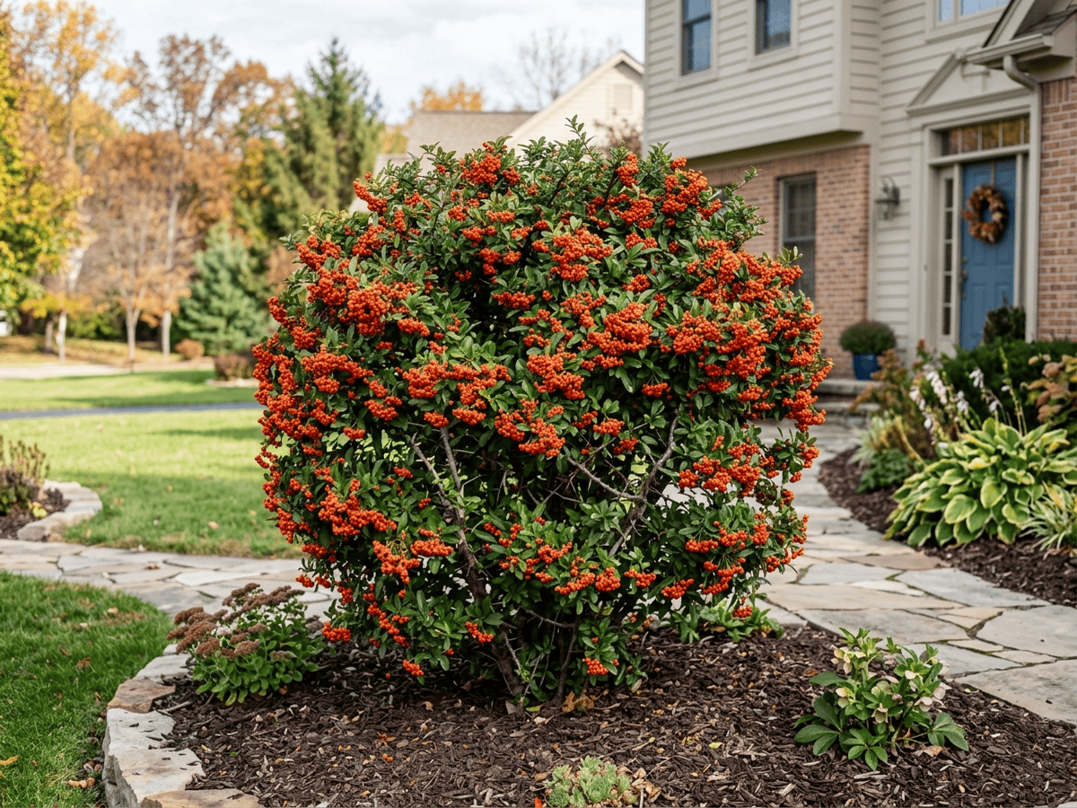 Agazzino (Pyracantha coccinea), pianta intera