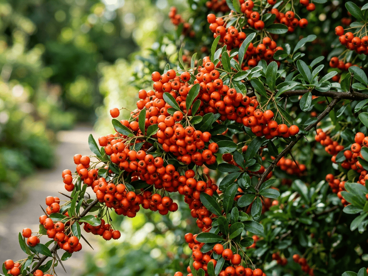 Agazzino — primo piano di foglie e fiori
