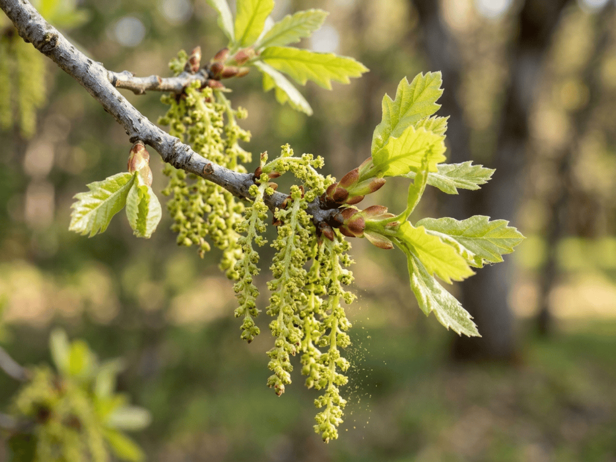 Valley Oak — seasonal appearance