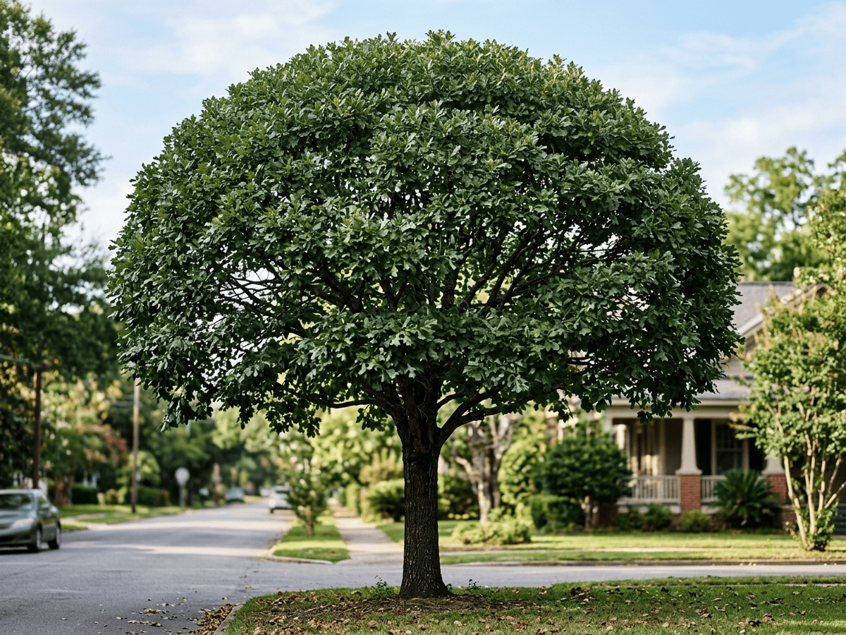물참나무(Quercus nigra) 전체 모습