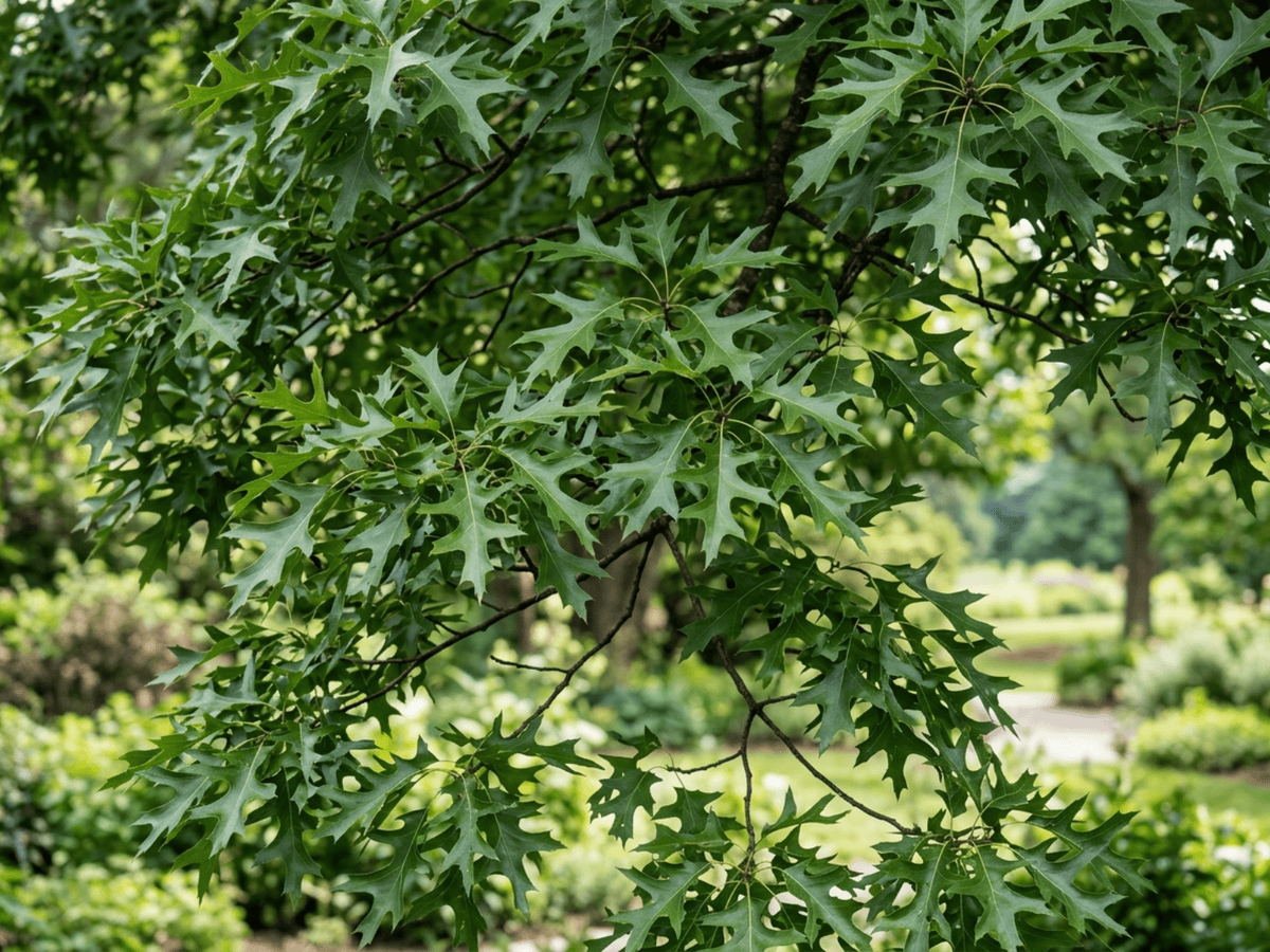 대왕참나무(Quercus palustris) 전체 모습