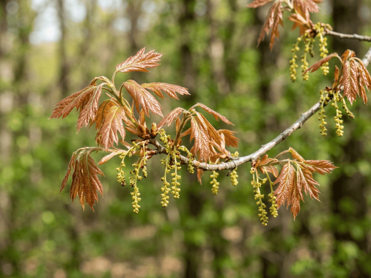 Shumard Oak — seasonal appearance