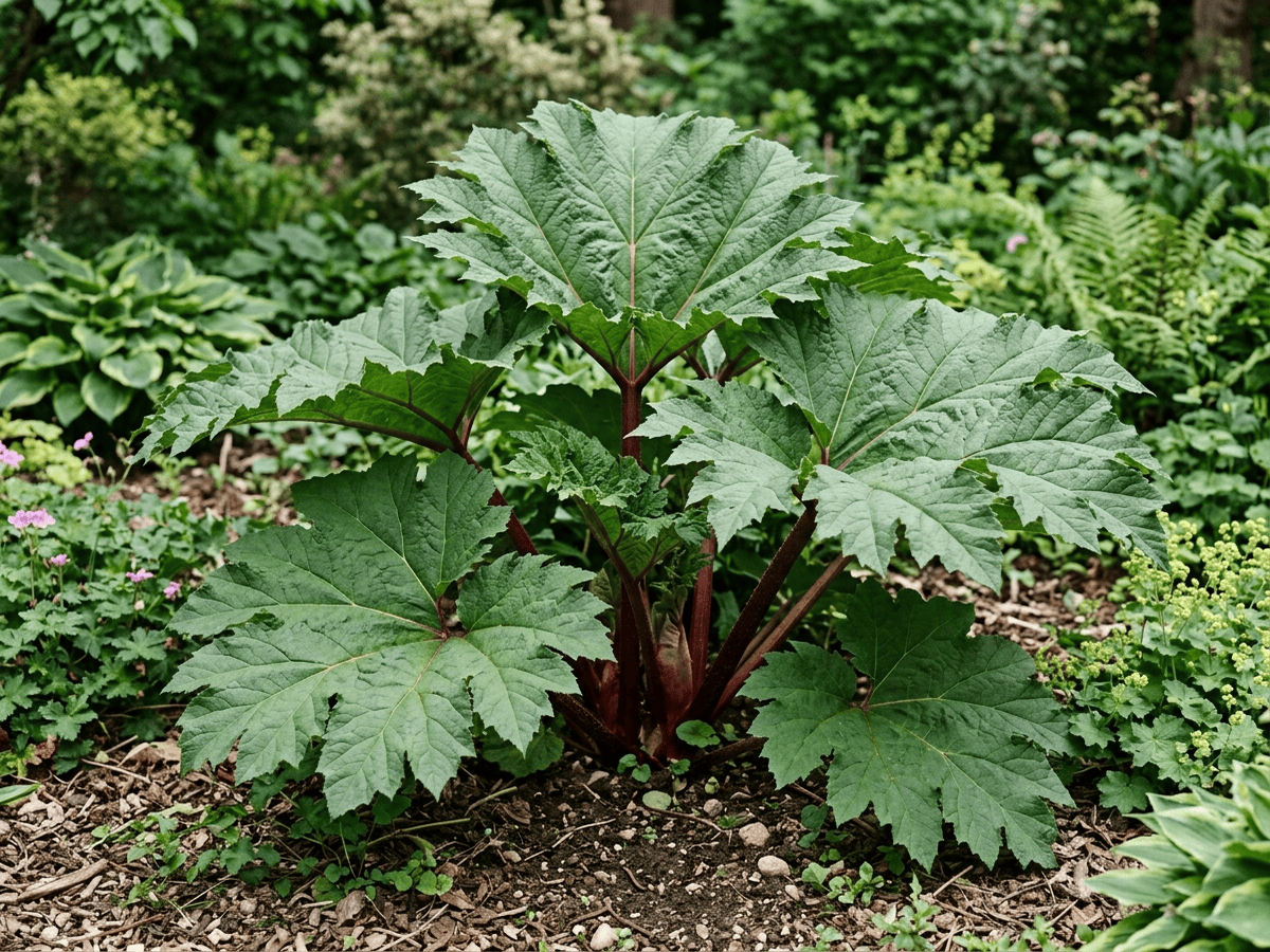대황(Rheum palmatum) 전체 모습