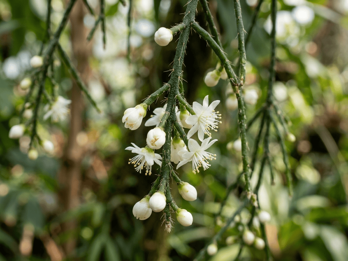 Mistletoe Cactus — seasonal appearance
