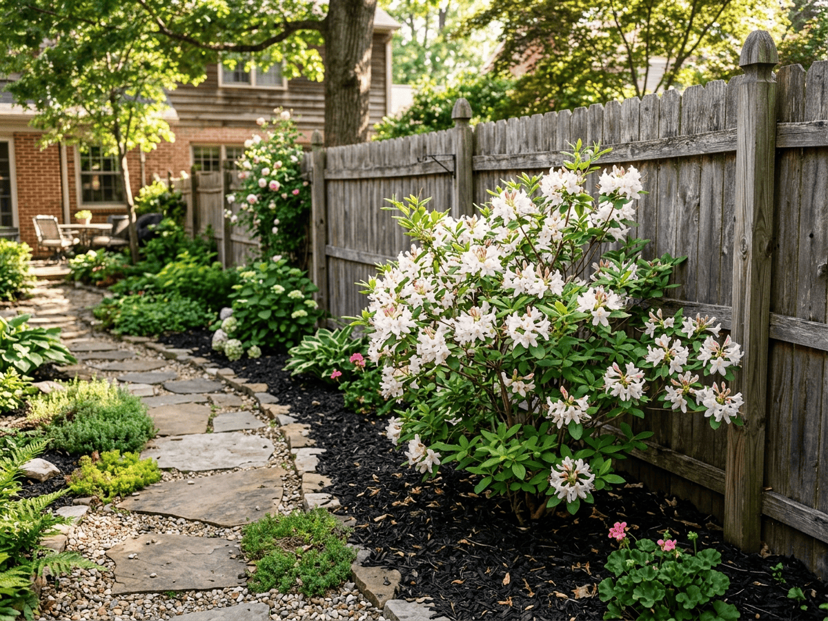 azalea en un jardín