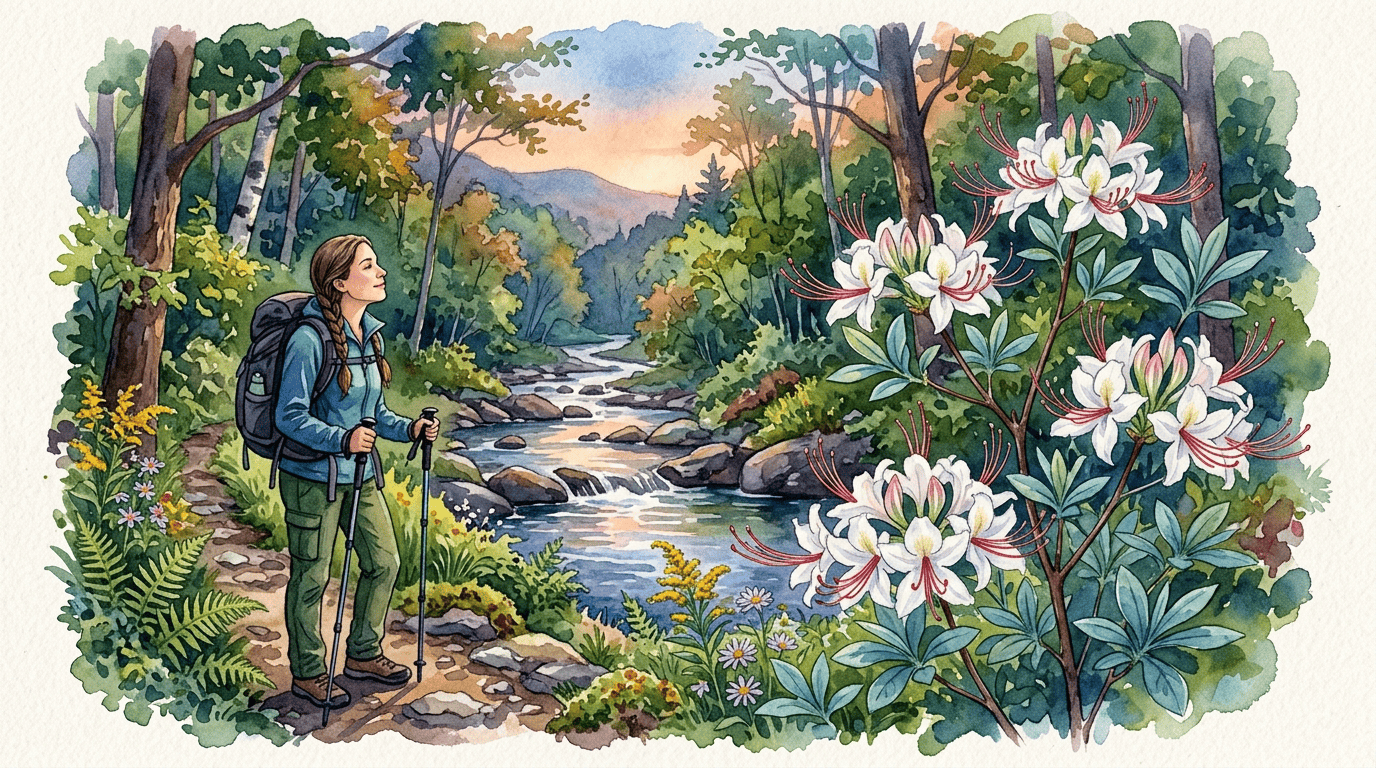 Escena histórica ilustrada de azalea
