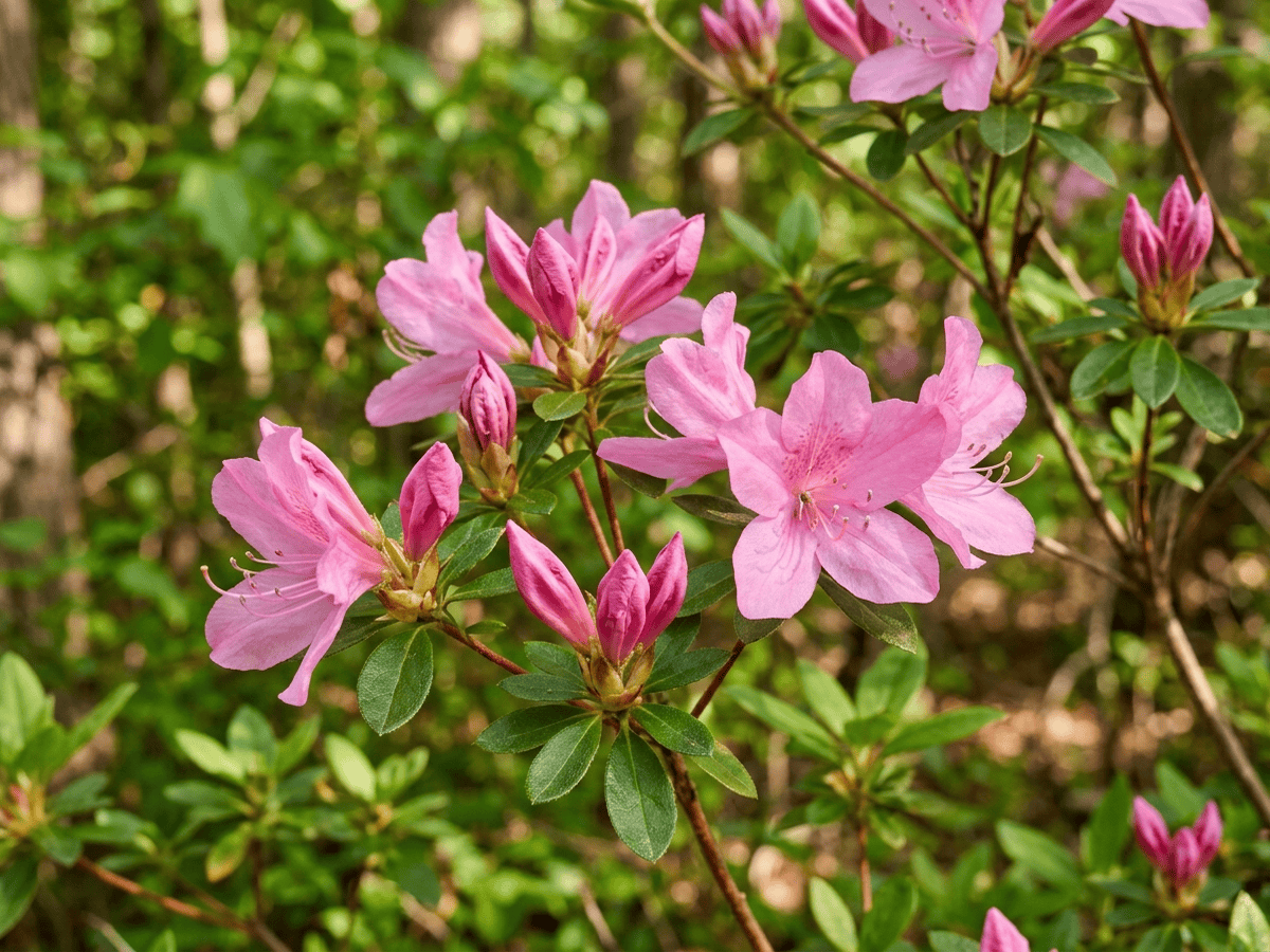 Rododendro minore — aspetto stagionale