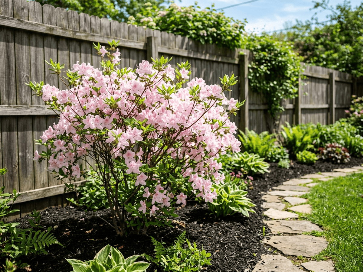 Azalée royale dans un jardin
