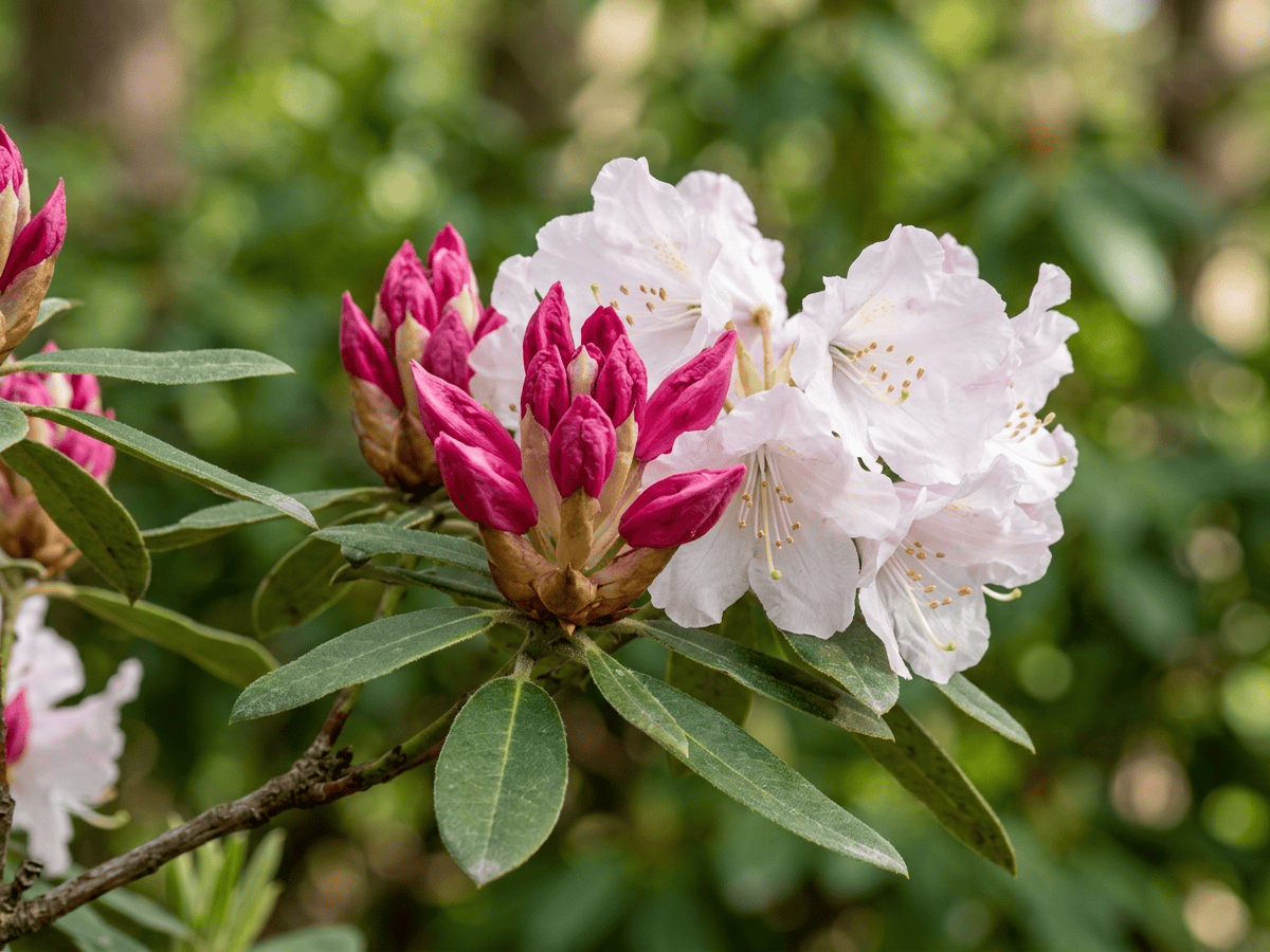 Rhododendron de Yakushima — aspect saisonnier
