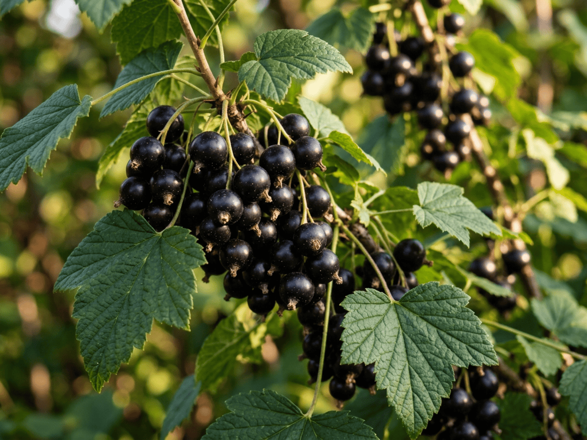 Schwarze Johannisbeere — saisonales Erscheinungsbild