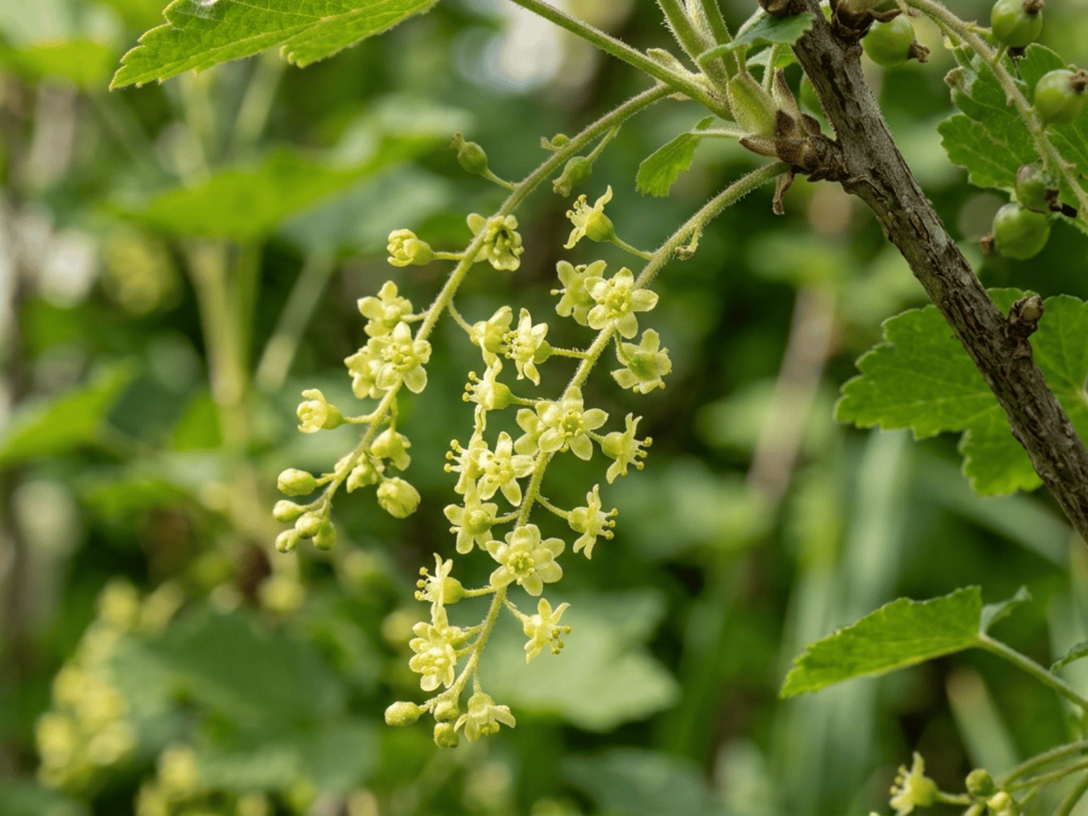 Rote Johannisbeere — saisonales Erscheinungsbild