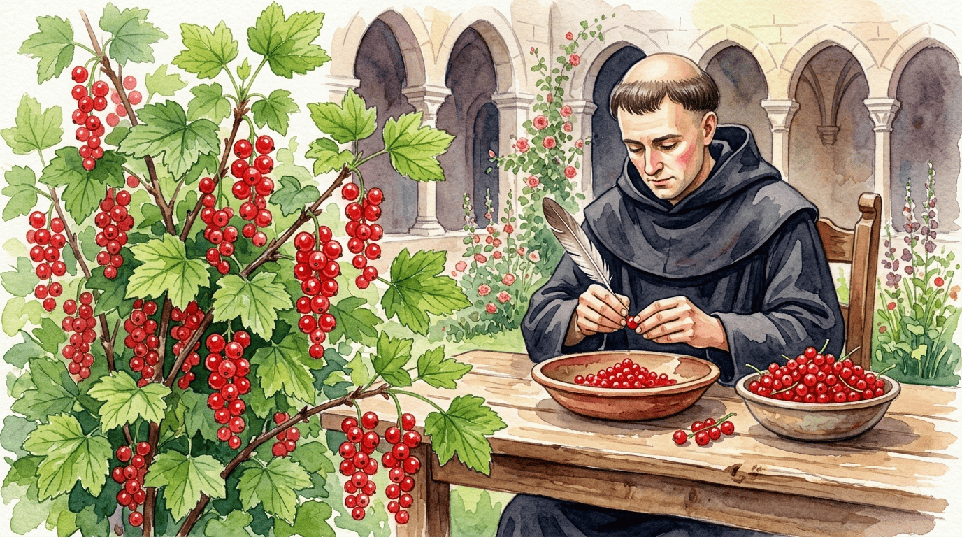 Illustrierte historische Szene zu Rote Johannisbeere