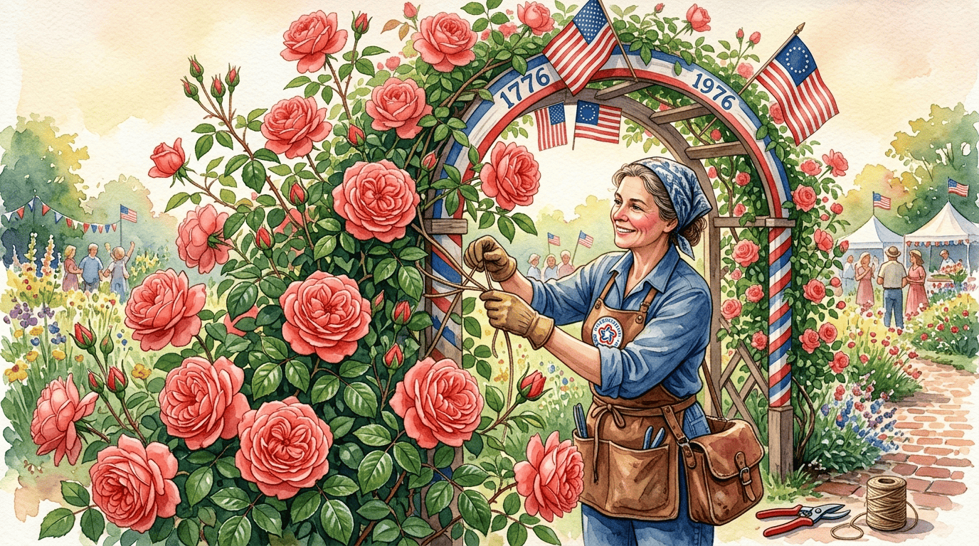 Scena storica illustrata per America