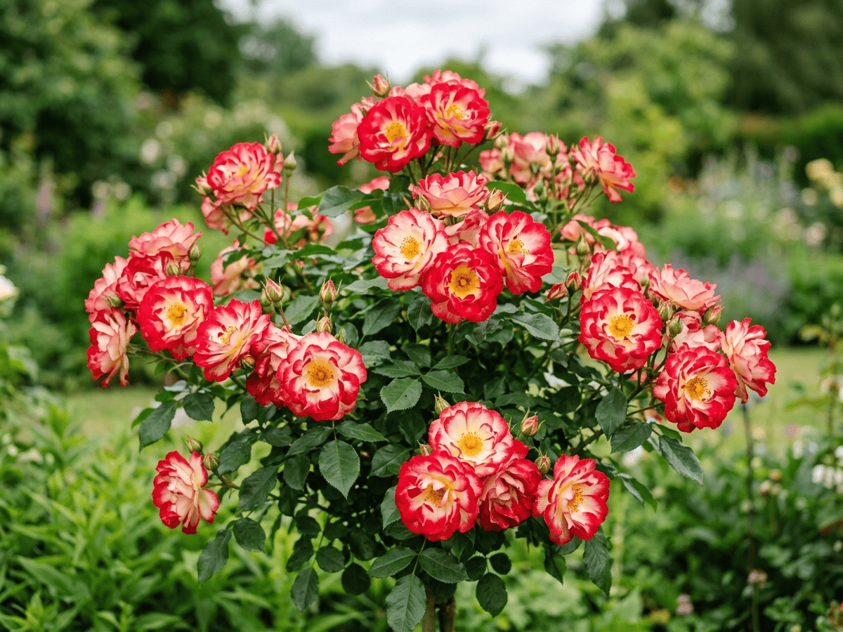Betty Boop (Rosa 'Betty Boop'), toàn cây