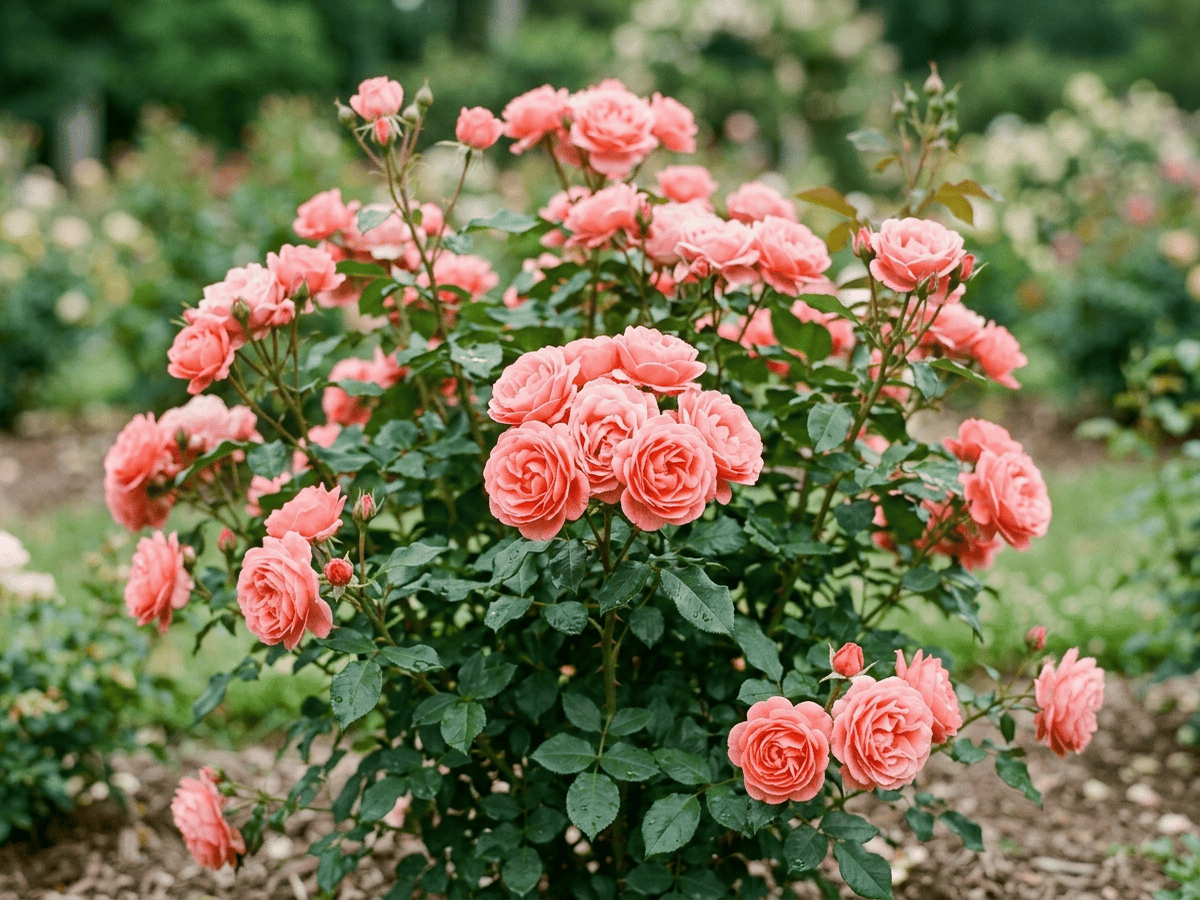 Cherish (Rosa 'Cherish'), ganze Pflanze