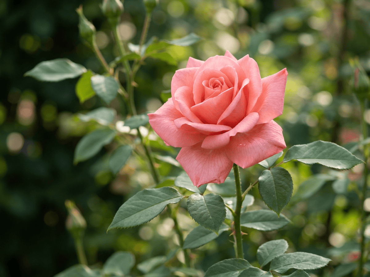 Cherish — Nahaufnahme von Blättern und Blüten
